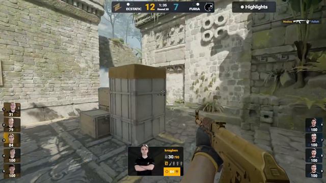ECSTATIC vs. FURIA Ancient HIGHLIGHTS | PGL CS2 Major Copenhagen 2024 смотреть онлайн