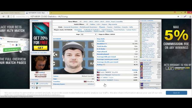 САМЫЙ ЮНЫЙ КИБЕРСПОРТСМЕН В CS GO смотреть онлайн