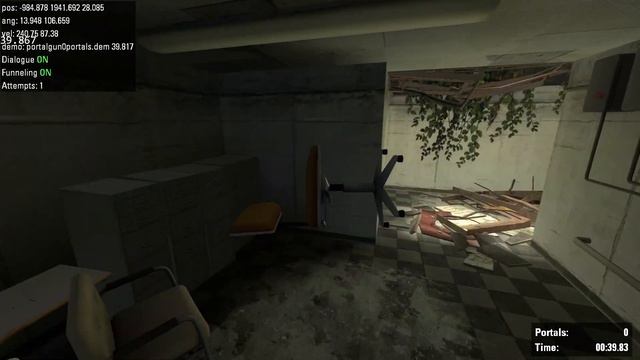 Portal 2 Least Portals - PortalGun: 0 Portals смотреть онлайн