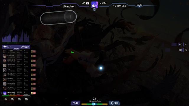 [Karcher] | Suzuki Konomi - My Days [Down] +HDHR 99.68% {#1 648pp FC} - osu! смотреть онлайн
