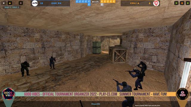 OnePh Vs Coli A @ Summer Tournament 2022 [Cs 1.6] смотреть онлайн