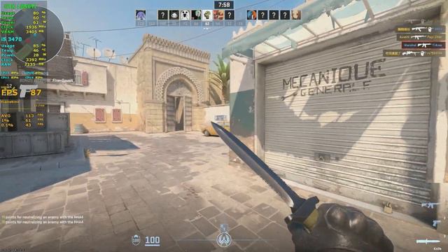 CS2 - i5 3470 + GTX 1050Ti | 1080p смотреть онлайн