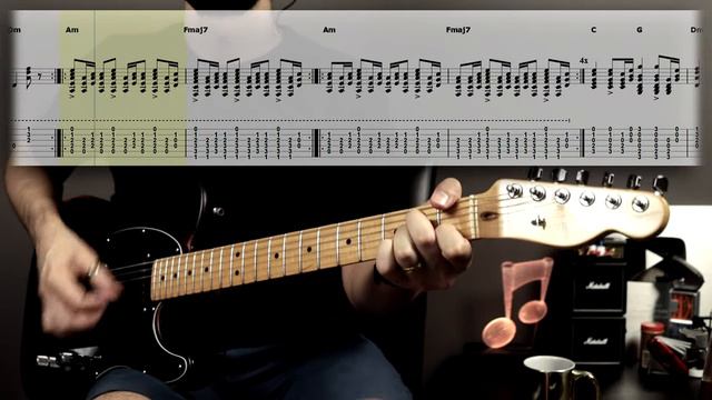 Как играть на гитаре Californication - RED HOT CHILI PEPPERS с табулатурами смотреть онлайн