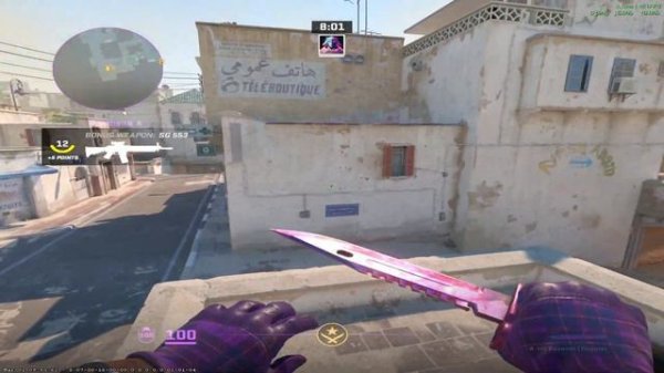CS2 M9 Bayonet | Doppler (Phase 2) with Driver Gloves | Imperial Plaid or Sport Gloves | Nocts