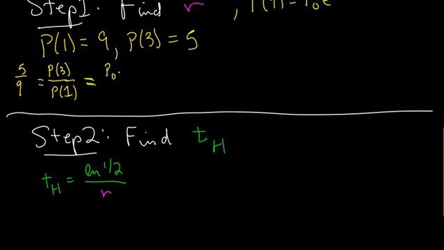 Section 1.7.2 Doubling Time and Half-Life from Charts смотреть онлайн