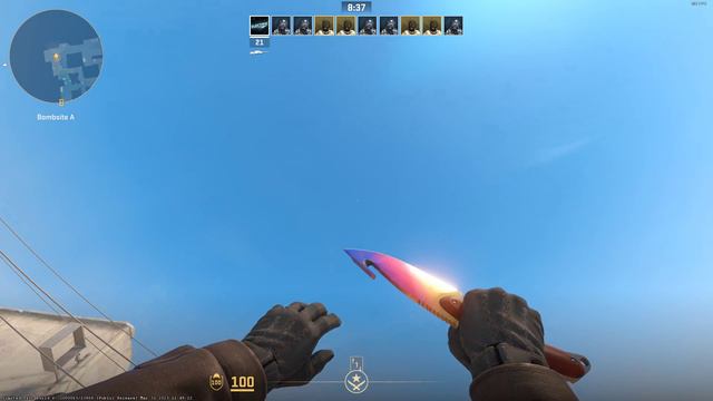 CS2 Source 2 Gut Knife Fade ( 93.5% Fade ) смотреть онлайн