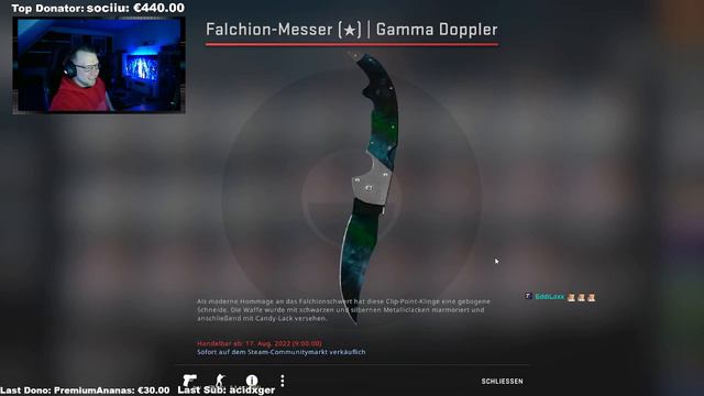 CSGO: Opening Knife - Falchion-Messer (★) | Gamma Doppler | FN смотреть онлайн