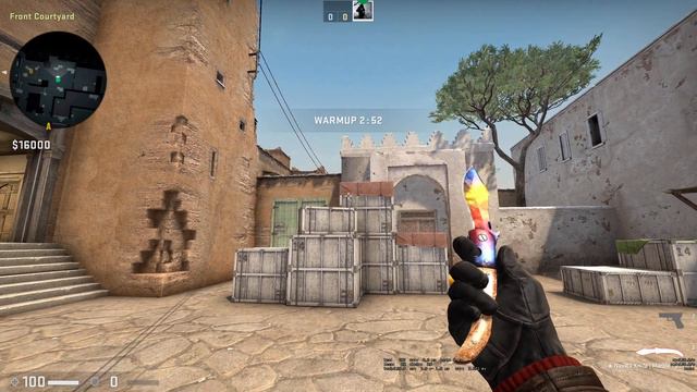 CSGO NAVAJA KNIFE MARBLE FADE FACTORY NEW (GAMEPLAY)