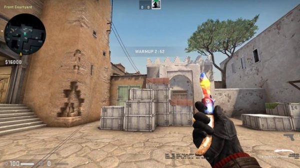 CSGO NAVAJA KNIFE MARBLE FADE FACTORY NEW (GAMEPLAY)