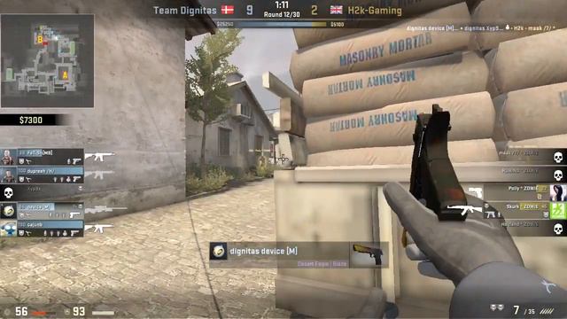 CS:GO de_inferno POV Device (30/15) vs H2k-Gaming @ Copenhagen Games 2014 смотреть онлайн