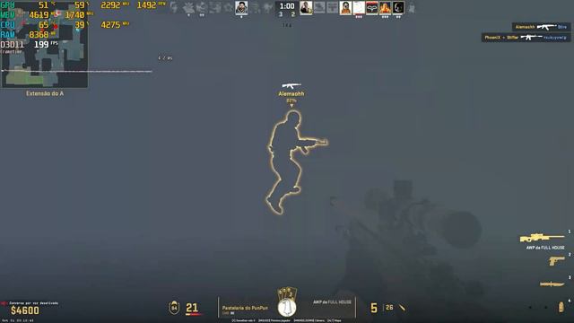 RX6600 + RYZEN 5 5600G - CS2