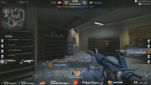 CS GO   Karrigan 1v5 Clutch Vs Fnatic @by Kirillofff