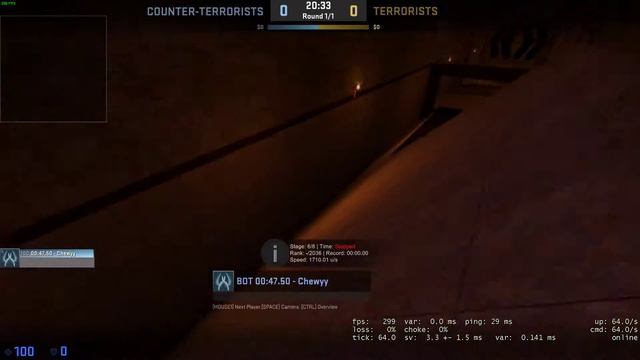 CS:GO Surf WR Bot Testing - surf_ace_fix смотреть онлайн
