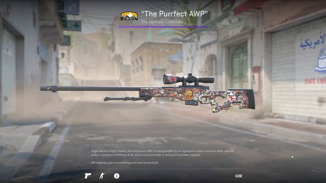 AWP | PAW Field-Tested (Golden Cat Pattern) in CS2 смотреть онлайн