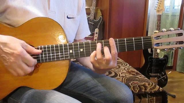 Несёт меня течение -Ю. Антонов-(как играть на гитаре аккорды) смотреть онлайн