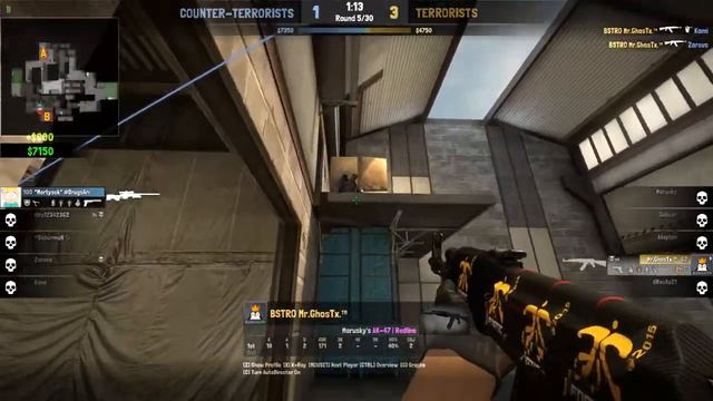 CS GO : Ace + 3vs1 Clutch смотреть онлайн