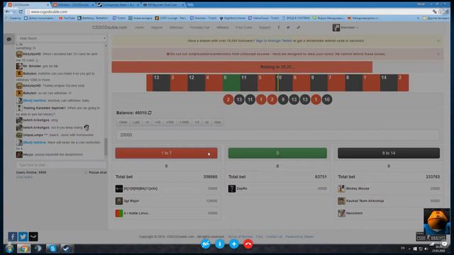 Дикие ставки csgodouble.com 2 смотреть онлайн