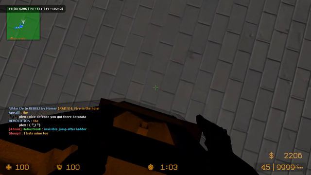 Counter Strike Source - Zombie Escape Mod online gameplay on ze_antfarm_2vs map смотреть онлайн