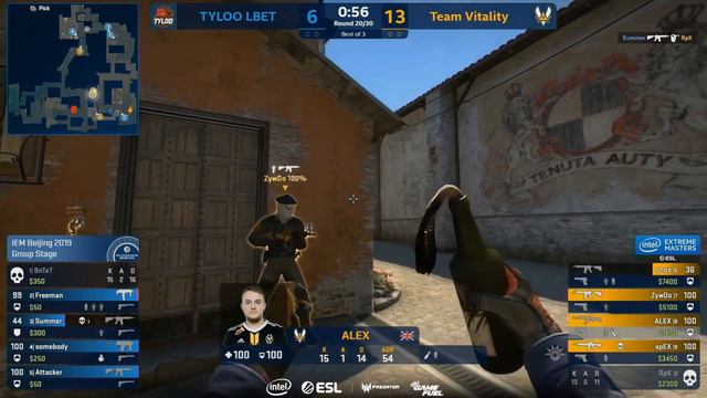 CS:GO - Team Vitality vs TYLOO - Inferno - IEM Beijing 2019 - part 2 смотреть онлайн