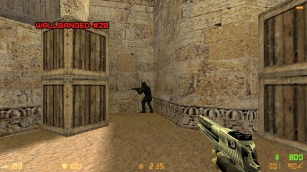Полезные прострелы de_dust2 (Wallbanged)