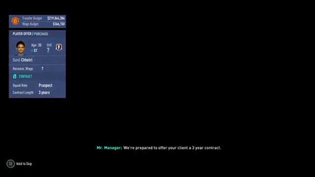 I Signed Sunil Chhetri to Manchester Utd in Fifa 19 смотреть онлайн