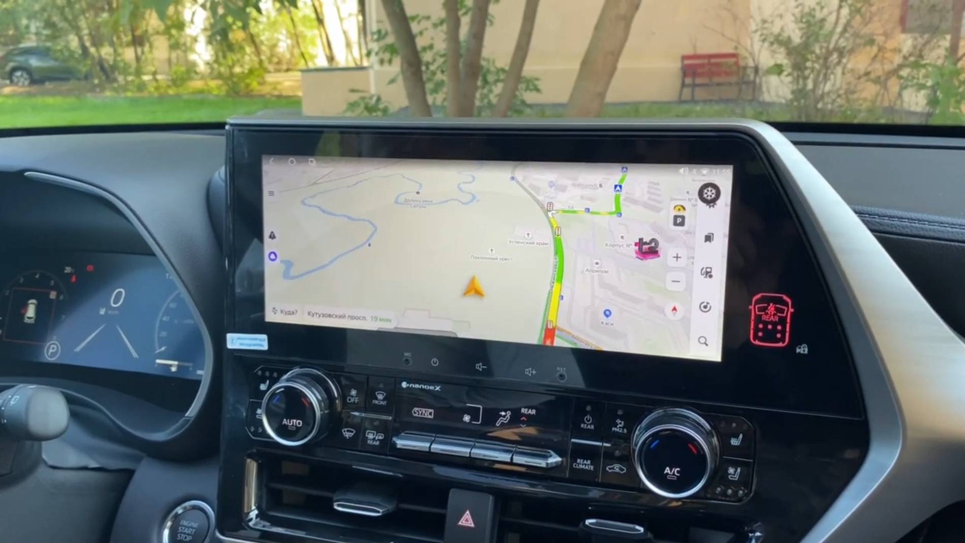 Навигация и русификация в Toyota Highlander (Crown Kluger) 2024 из Китая, FM радио, Яндекс Навигато смотреть онлайн