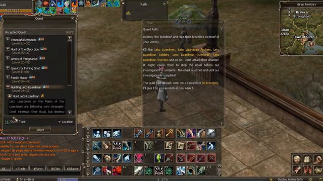 Quest, Hunting Leto Lizardman (34~39) смотреть онлайн
