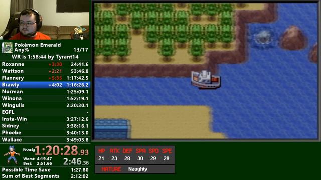 Pokémon Emerald Any% Glitched PB [2:40:38] смотреть онлайн