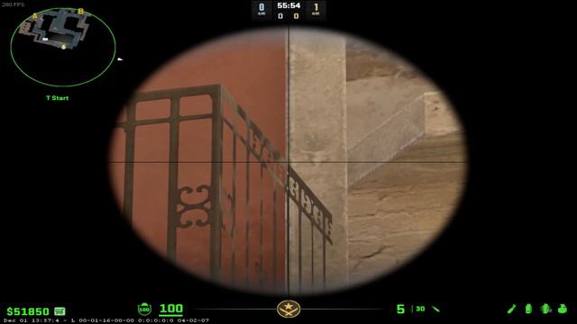 Mirage - Consistent Mid Window Smoke - CS2 смотреть онлайн