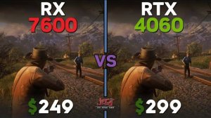 ТЕСТ - RX7600 VS RTX4060