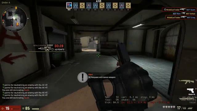 BING..BANG HEAD SHOT/Bot aim training (CS:GO) смотреть онлайн