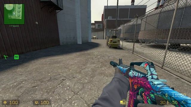 Counter Strike Source M4a1 Hyper Beast смотреть онлайн