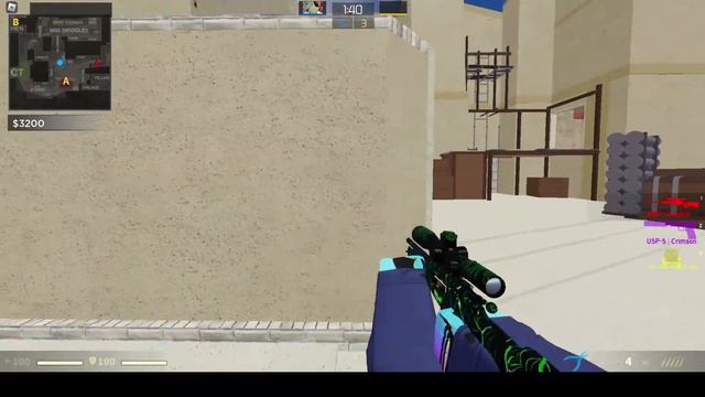 Counter Blox:Remastered,1vs1