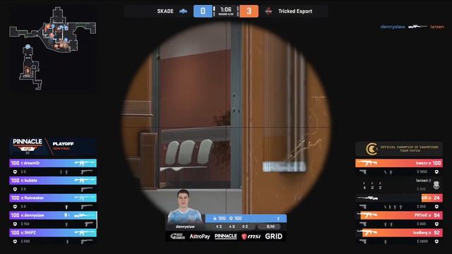 Tricked vs SKADE [Semi-final | BO3][Pinnacle Cup III] - CS:GO HIGHLIGHTS смотреть онлайн
