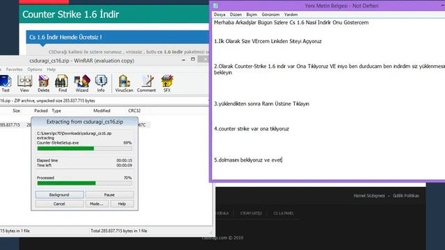 Counter Strike 1.6 İndirme смотреть онлайн