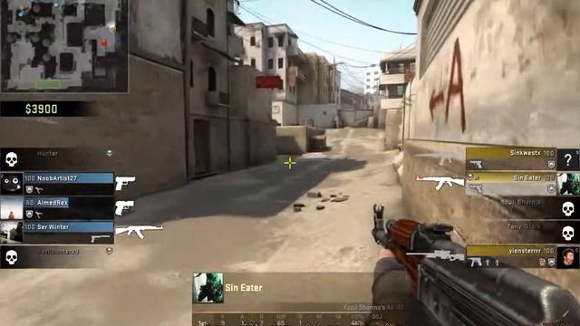 Counter strike : Global Offensive - Ace Clutch By AK-47 (Spray) смотреть онлайн