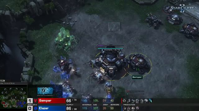 Semper vs Elazer TvZ - StarCraft 2 (DreamHack ROCCAT Legacy of the Void Championship 2015) смотреть онлайн