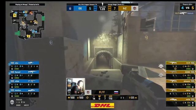 Группа B|Esl Pro League : CS GO. Virtus Pro vs Sinners. OG vs Forze смотреть онлайн