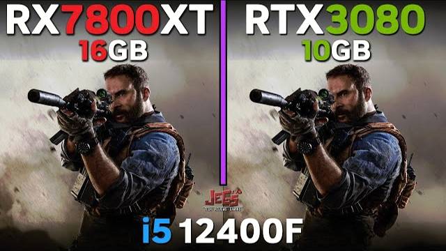 ТЕСТ RX7800XT 16GB VS RTX3080 16GB