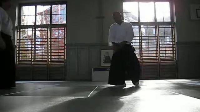 21 Ai-Hanmi Omote Shihonage (entrance and stretching exercise) 2
