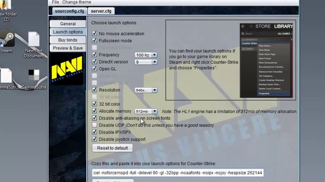 CFGMAKER 1.1 (the easy way to set your config) COUNTERSTRIKE 1.6 смотреть онлайн