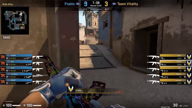 CS:GO POV Demo Vitality ZywOo (26/18) vs Fnatic (de_mirage) @ IEM Katowice 2023 смотреть онлайн