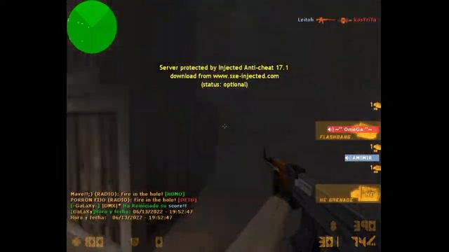 Descansan a pendejo villero en Counter Strike 1.6 смотреть онлайн