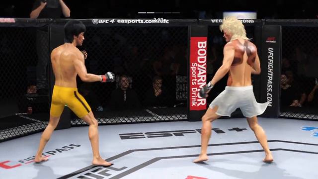 Bruce Lee vs. Hannah Palmer - EA Sports UFC 4 - Epic Fight 🔥🐲 смотреть онлайн