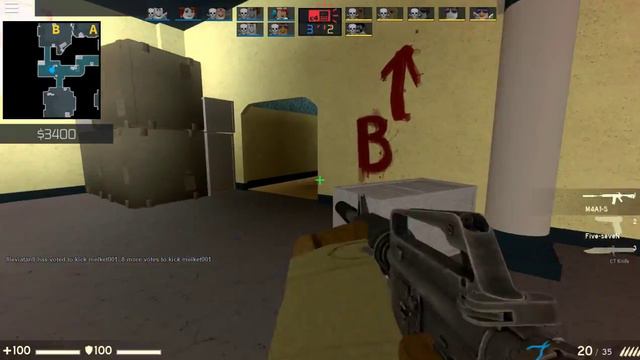 Топ кили! 3 часть игры в кс го I В ROBLOX смотреть онлайн