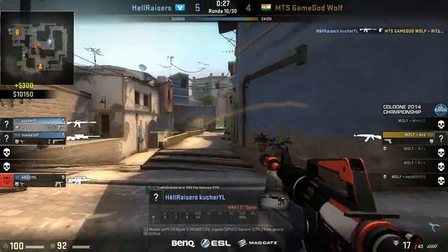 HellRaisers vs MTS GameGod Wolf - ESL One Cologne CS:GO - Group A - Español смотреть онлайн