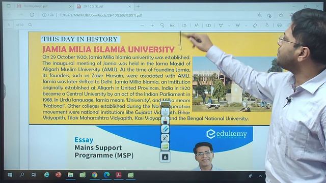 Daily Current Affairs For UPSC CSE | Edukemy's Gazette | 29th October 2021 смотреть онлайн