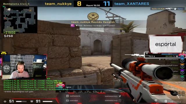 Xantares Stream | FPL | De_dust2