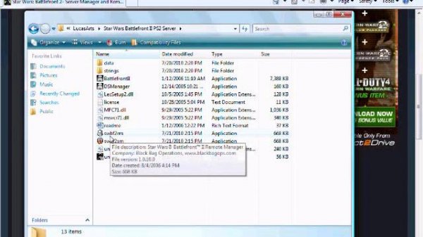 How to make a dedicated server for swbf2 (ps2)