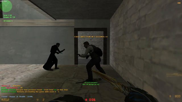 Counter Strike 1.6 - Zombie Escape Mod - ze_cs_italy - Progamingba смотреть онлайн